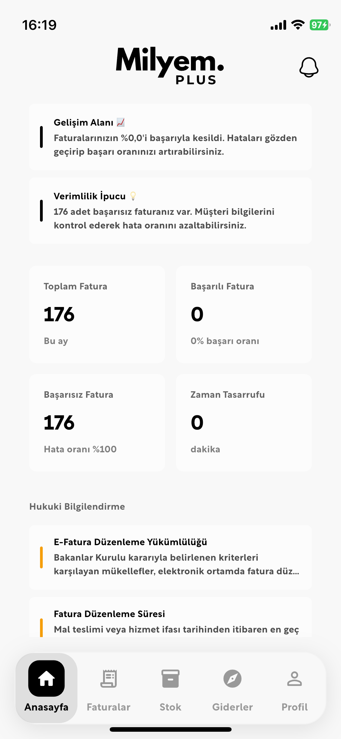 Milyem Plus Mobil Uygulama